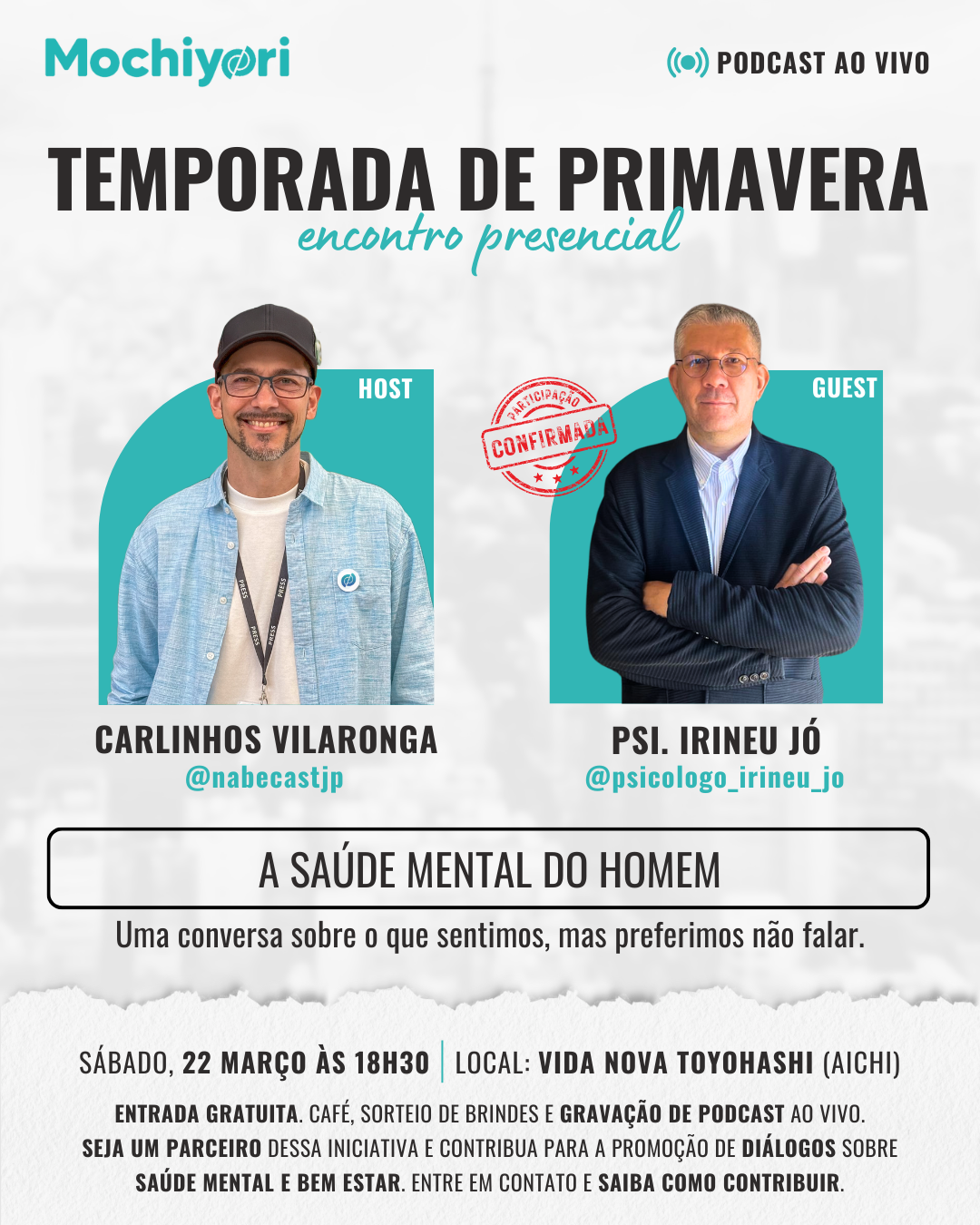 Encontro de ouvintes do Mochiyori Podcast.